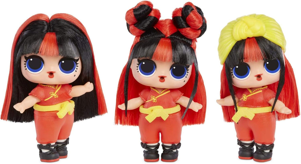 Păpuși de colecție LOL Surprise pentru fete - Cu 15 surprize și coafuri diferite - #Hairvibes Dolls