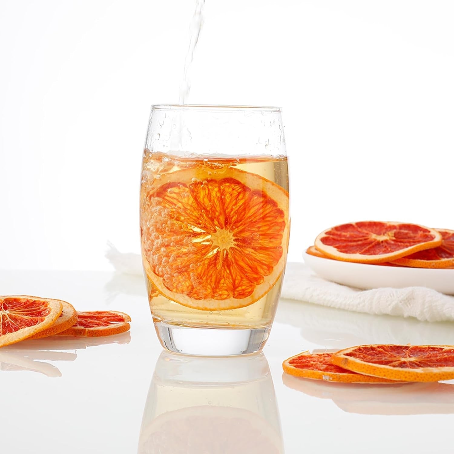 Felii de grapefruit uscate premium 100 g, grapefruit deshidratat, 100% natural, fără aditivi și fără zahăr adăugat. Produse deshidratate Naty Shop