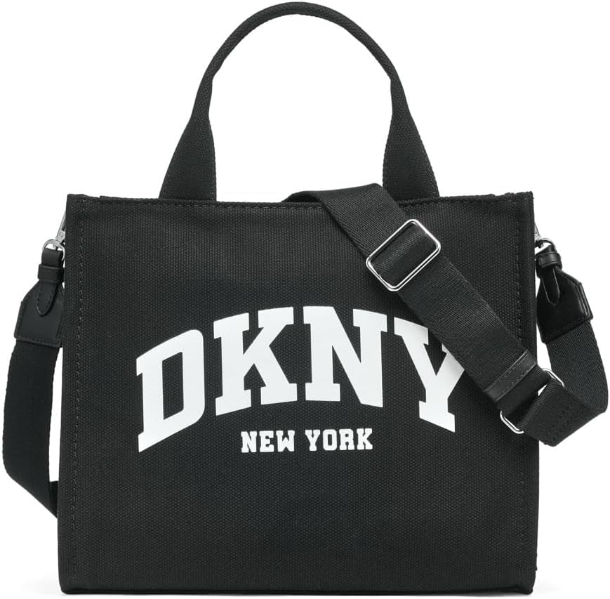 Femei DKNY Hadlee Md Tote Genti Femei Naty Shop Negru/argintiu