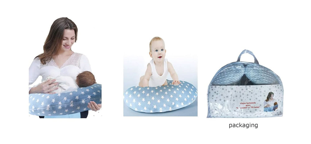 4108-12 Nursing pillow cover and filling, 50 x 60 cm Food and Breastfeeding Accessories Bebe Naty Shop