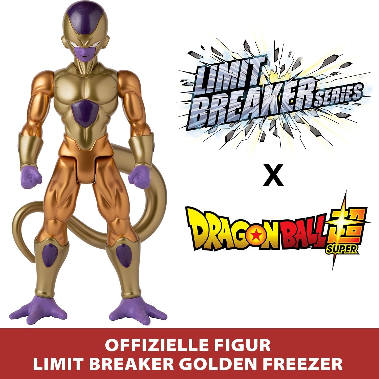 BANDAI - Dragon Ball Super - Golden Freezer - Limit Breaker Figure 30 Cm - Licența oficială Dragon Ball - Big Articulated Freezer Figure - Frieza Figure - Toy For Kids 4+ Years - 36733 Action figures Naty Shop