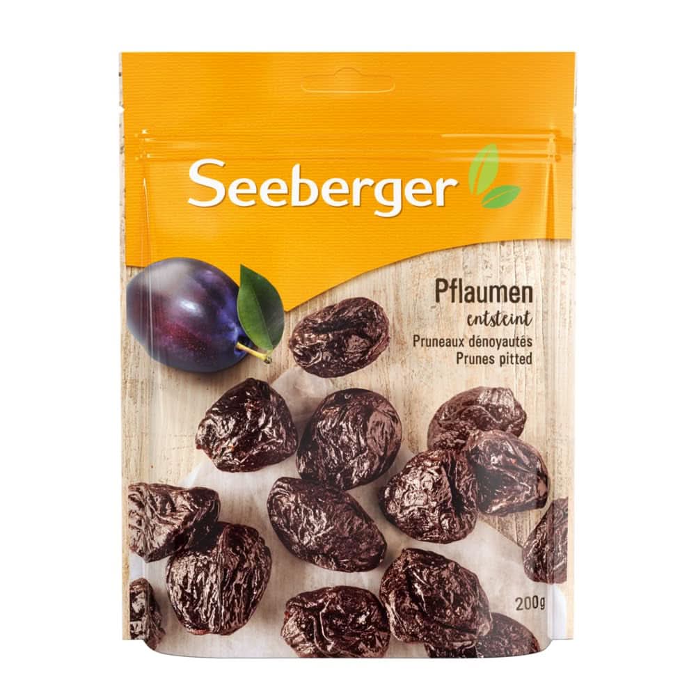 Seeberger Extra Large Tasty Best Quality Prunes - Very Sweet and Aromatic 13 x 125 Grams Naty Shop Dehydrated Products 13 x 200 Grams