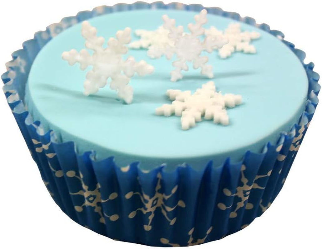 PME SF709 Mini Set de 3 Cuțite cu Piston în Formă de Fulg de Nea, Standard, Alb