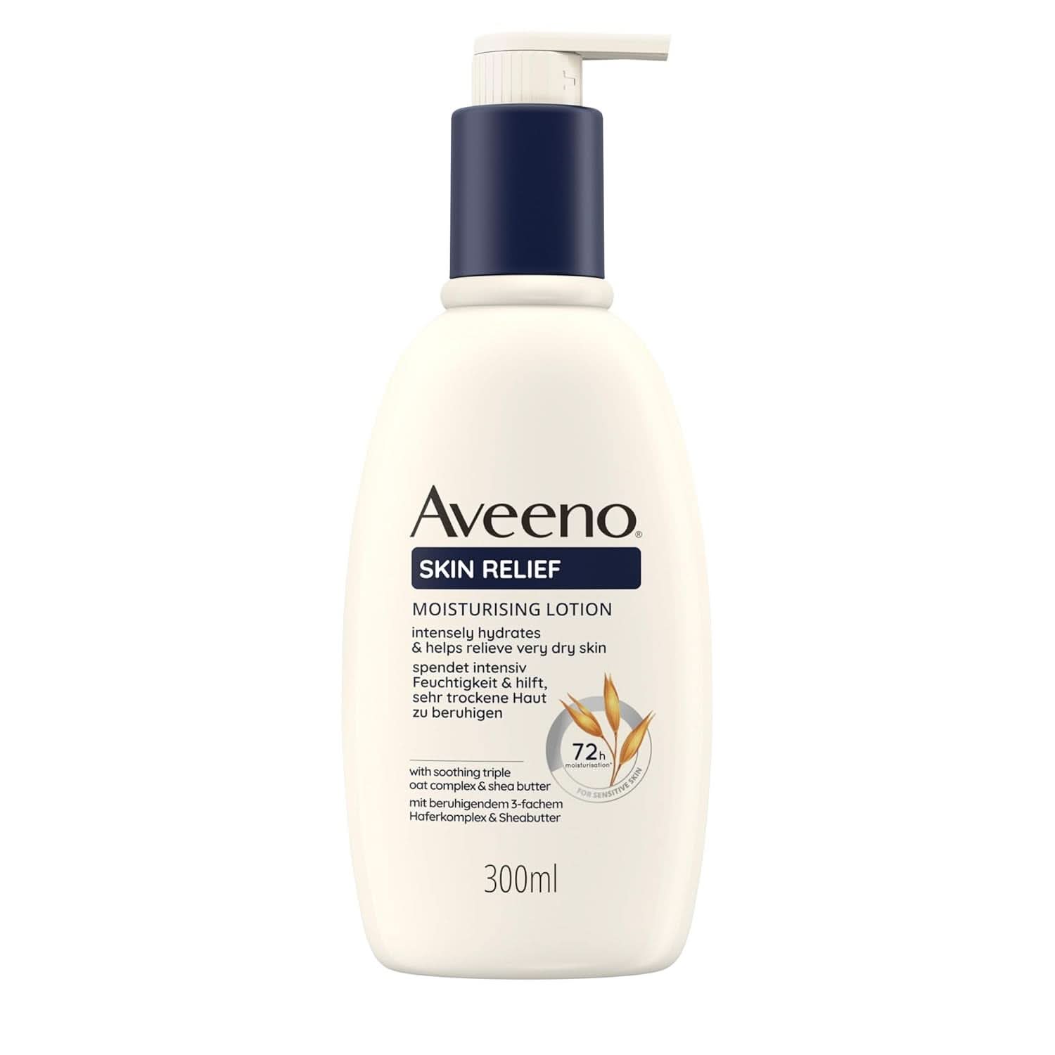 Aveeno Daily Moisturizing Body Lotion, 300 ml Cosmetics and Beauty Naty Shop For dry and sensitive skin