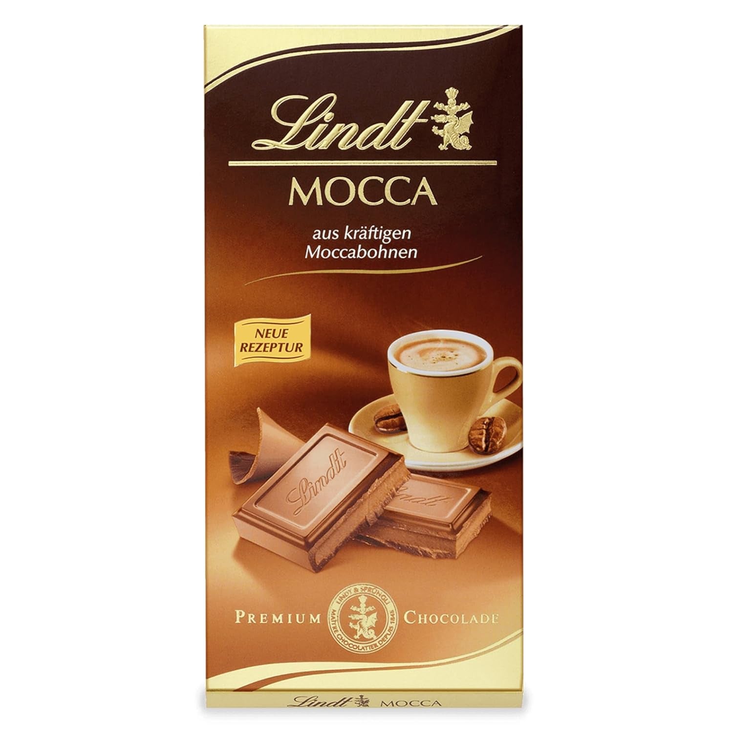 Ciocolata Lindt cu lapte integral fara zahar adaugat și fără gluten, 100 grame Bomboane de Ciocolata Naty Shop 100 grame Ciocolata cu aroma de cafea