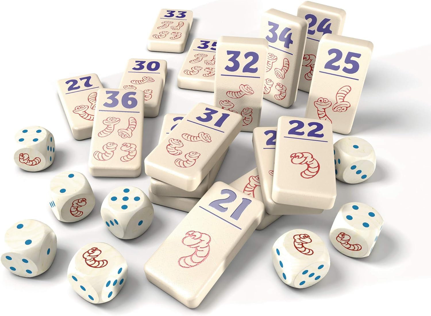 Zoch 601125200 – Heckmeck am Bratwurmeck – the turbulent dice game in the popular chicken frame for smart birds who have smelled the bratwurmeck worm, from 8 years