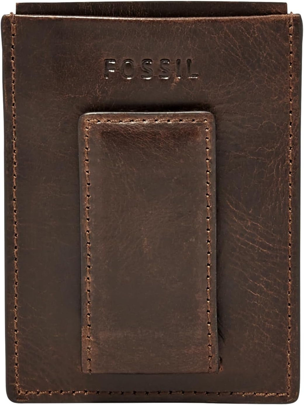 Fossil Bărbat Derrick piele RFID Blocare Magnetic Card Case Walletderrick Wallet Portofel Barbati Naty Shop