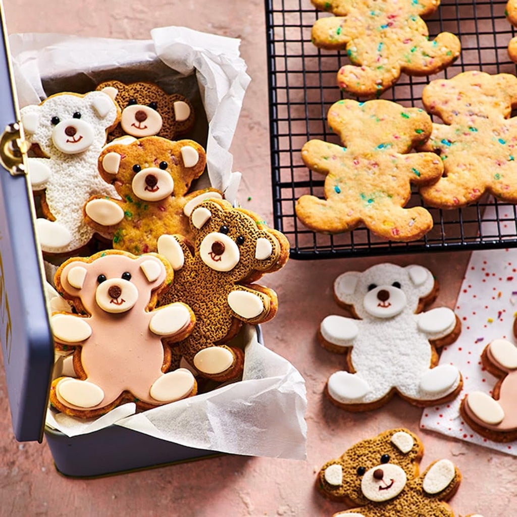 FunCakes Roll Fondant Elegant Ivory: Ușor de utilizat, neted, flexibil, moale și pliabil, perfect pentru decorarea prăjiturilor, halal, kosher și fără gluten. 1 kg Pasta de zahar Naty Shop