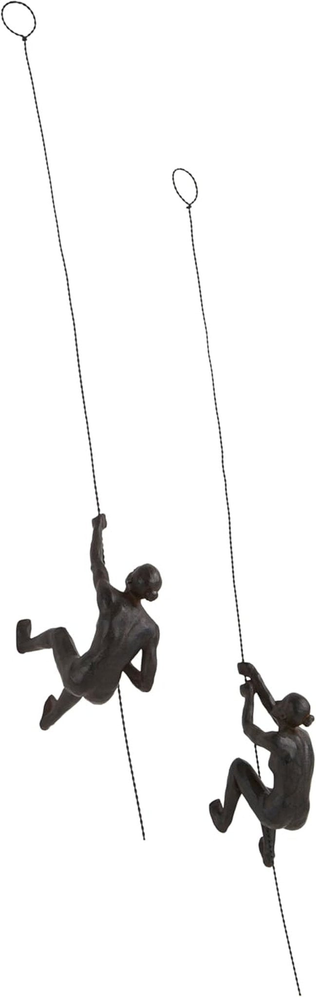 JOTEX Feminin Climbers Figurine decorative, pachet de 2, maro ruginiu Statuete si sculpturi Naty Shop Titlu implicit