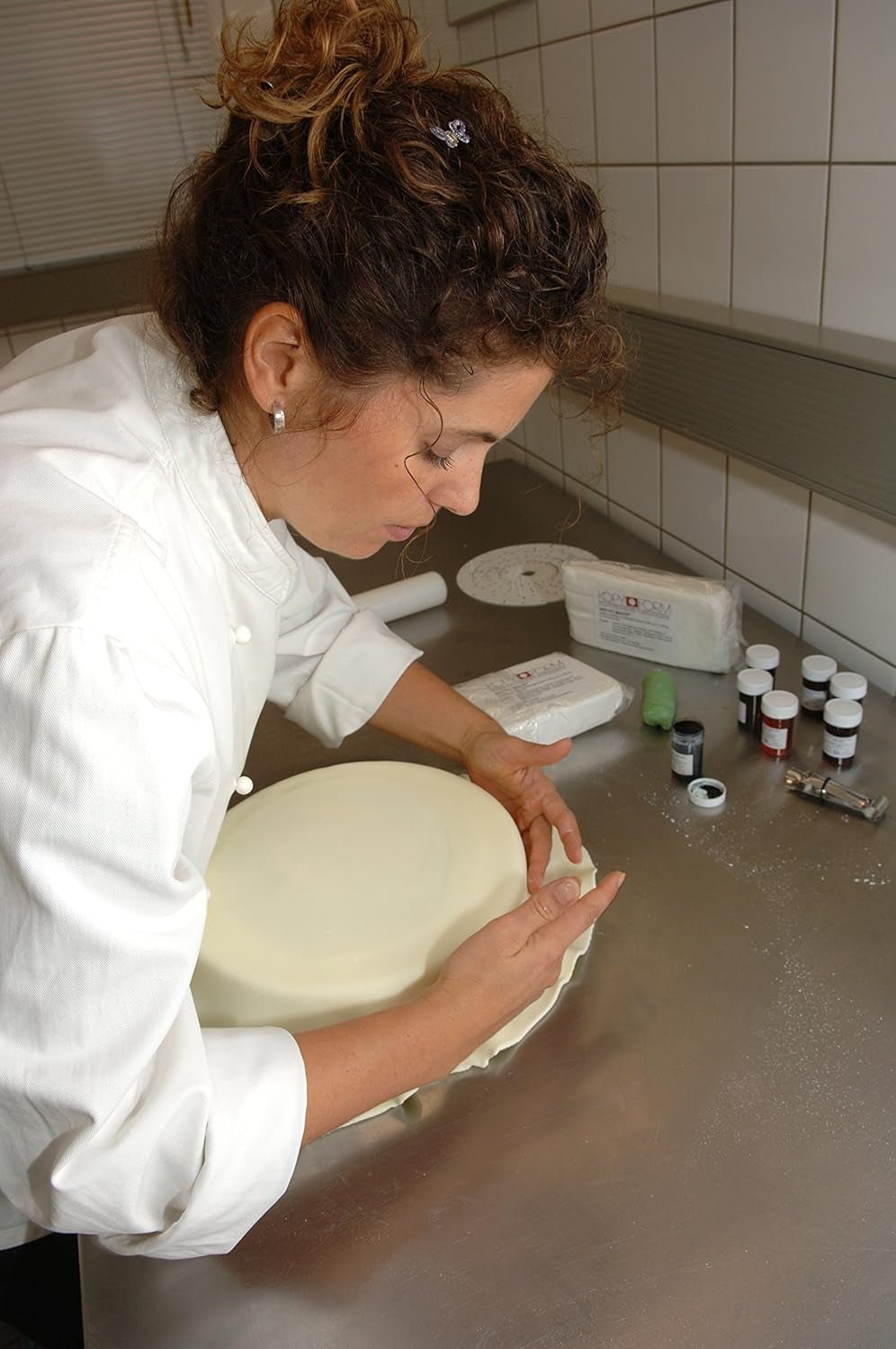 KOPYFORM roll fondant Arctic White® 1kg, alb Pasta de zahar Naty Shop