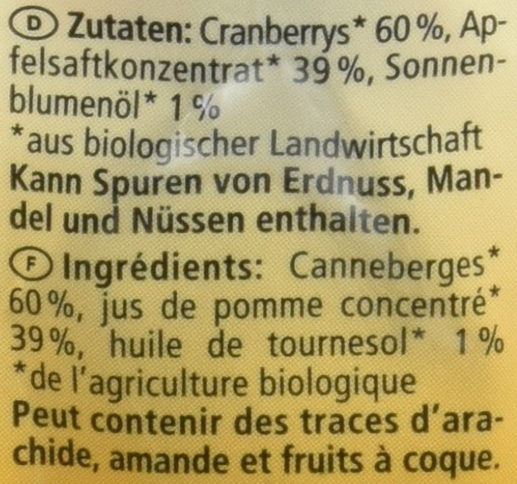 Merișoare organice, 100g Produse deshidratate Naty Shop