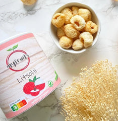 myfruits lychee, liofilizat, 80g, fără aditivi, 100% fructe, fructe liofilizate și fructe uscate Produse deshidratate Naty Shop