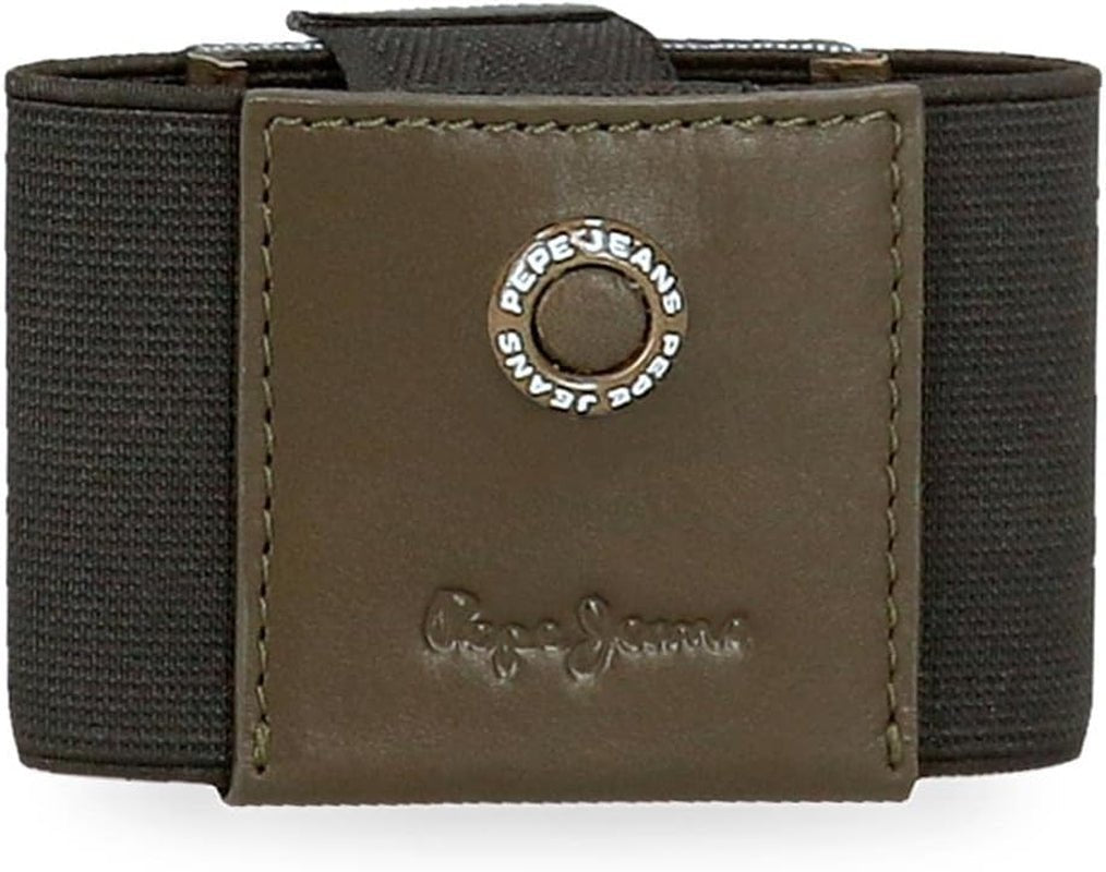 Pepe Jeans adge Portofel Barbati Naty Shop Kaki Suport pentru carduri fabricat din cauciuc