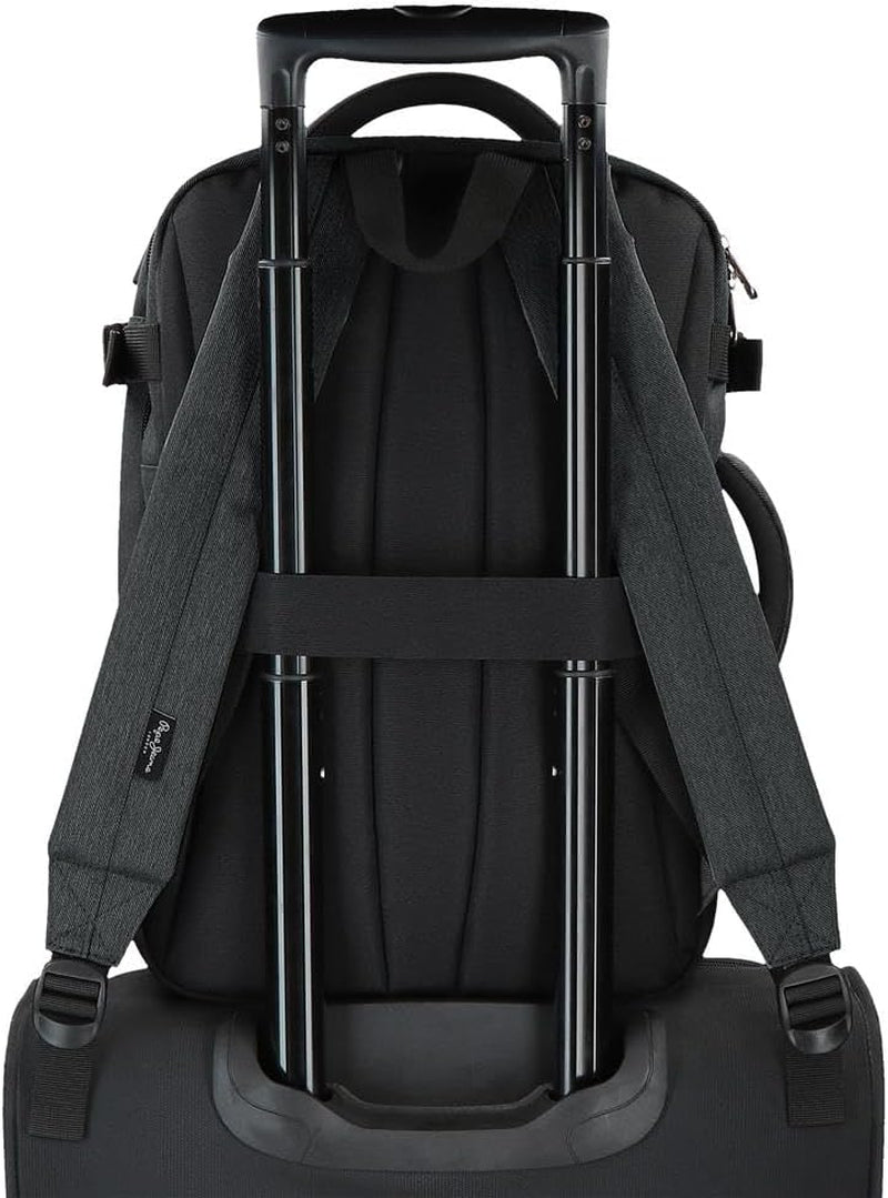 Pepe Jeans Jarvis mică geantă de umăr verde 15x19.5x6 cm poliester cu detalii din piele artificială Bagaje și echipament de călătorie Naty Shop