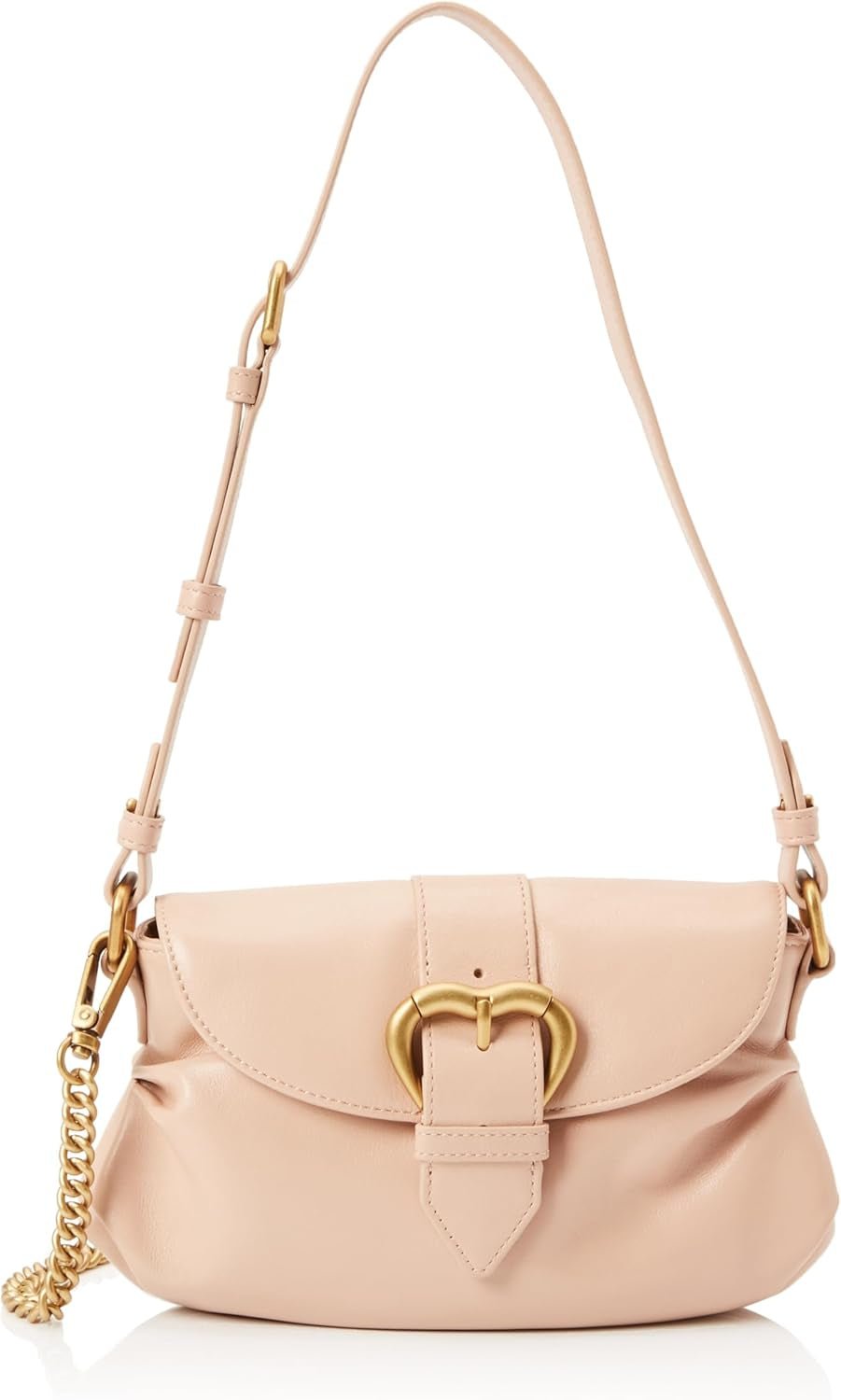 Pinko Femeii Jolene Umăr Mini Crystal Calf Bag, O81m_Chocolate Gold Genti Femei Naty Shop Titlu implicit