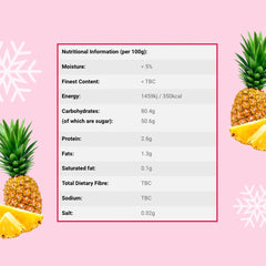 Pudră de ananas liofilizată 100g - Pudră de fructe liofilizate - Pudră de ananas liofilizată pentru smoothie-uri, iaurt și coacere - Pudră de ananas 100% naturală fără aditivi Produse deshidratate Naty Shop