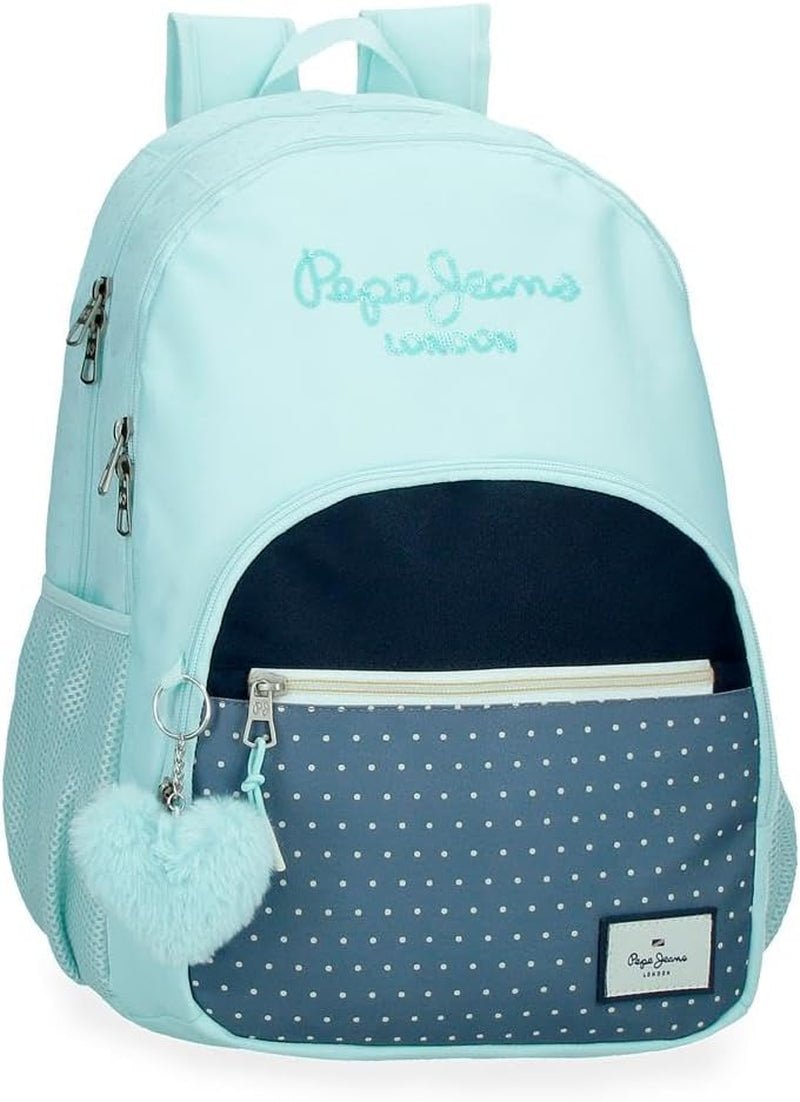Rucsac școlar Pepe Jeans Dalma Rucsac pentru copii confecționat din poliester, curele late și reglabile care se ajustează, buzunar frontal. De la Joumma Bags Rucsacuri si ghiozdane premium Naty Shop Doppelter Rucksack