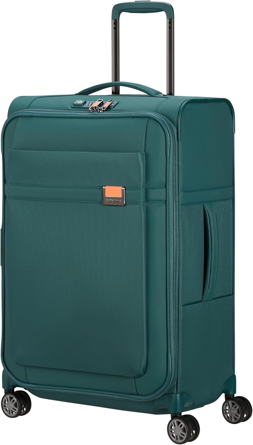 Samsonite Airea - Spinner L Expandable, Valiză, 78 cm, 111.5/120 L, Negru (Negru) Bagaje și echipament de călătorie Naty Shop Albastru/portocaliu (albastru/portocaliu nordic) M (67 Cm - 73,5 L/ 81,5 L)