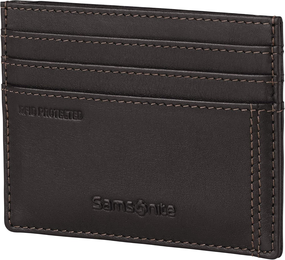 Samsonite Attack 2 SLG accesorii de călătorie - suport pentru carduri în format plic, suport pentru carduri (10 cm) Portofel Barbati Naty Shop Brown (Ebony Brown)