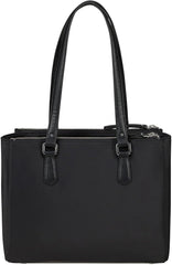 Samsonite Essentially Karissa - Geantă de umăr cu 3 compartimente, 34 cm, negru (negru) Genti Femei Naty Shop