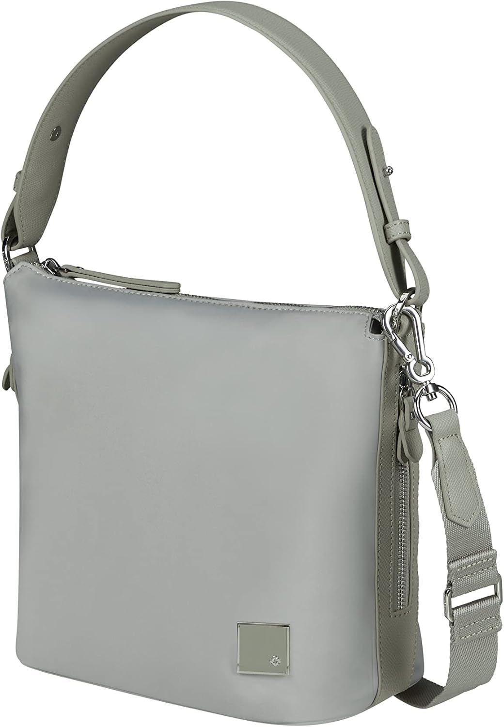 Samsonite Essentially Karissa - Geantă de voiaj S, 27 cm, gri (Dove Grey) Genti Femei Naty Shop Gri (Dove Grey)