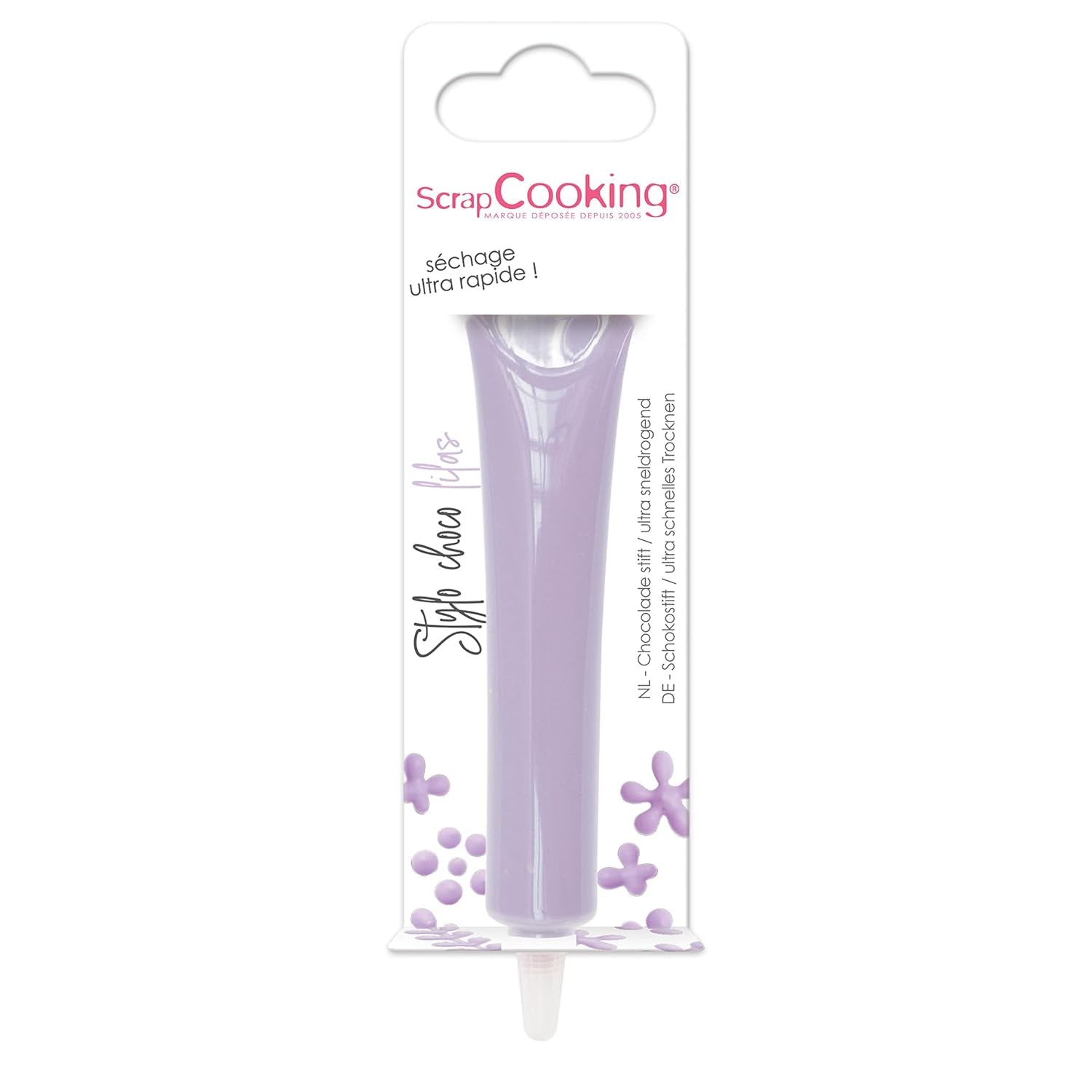 ScrapCooking - colorant alimentar, diverse culori, la tub pentru scriere, 25 grame Pasta de zahar Naty Shop Lila Mic