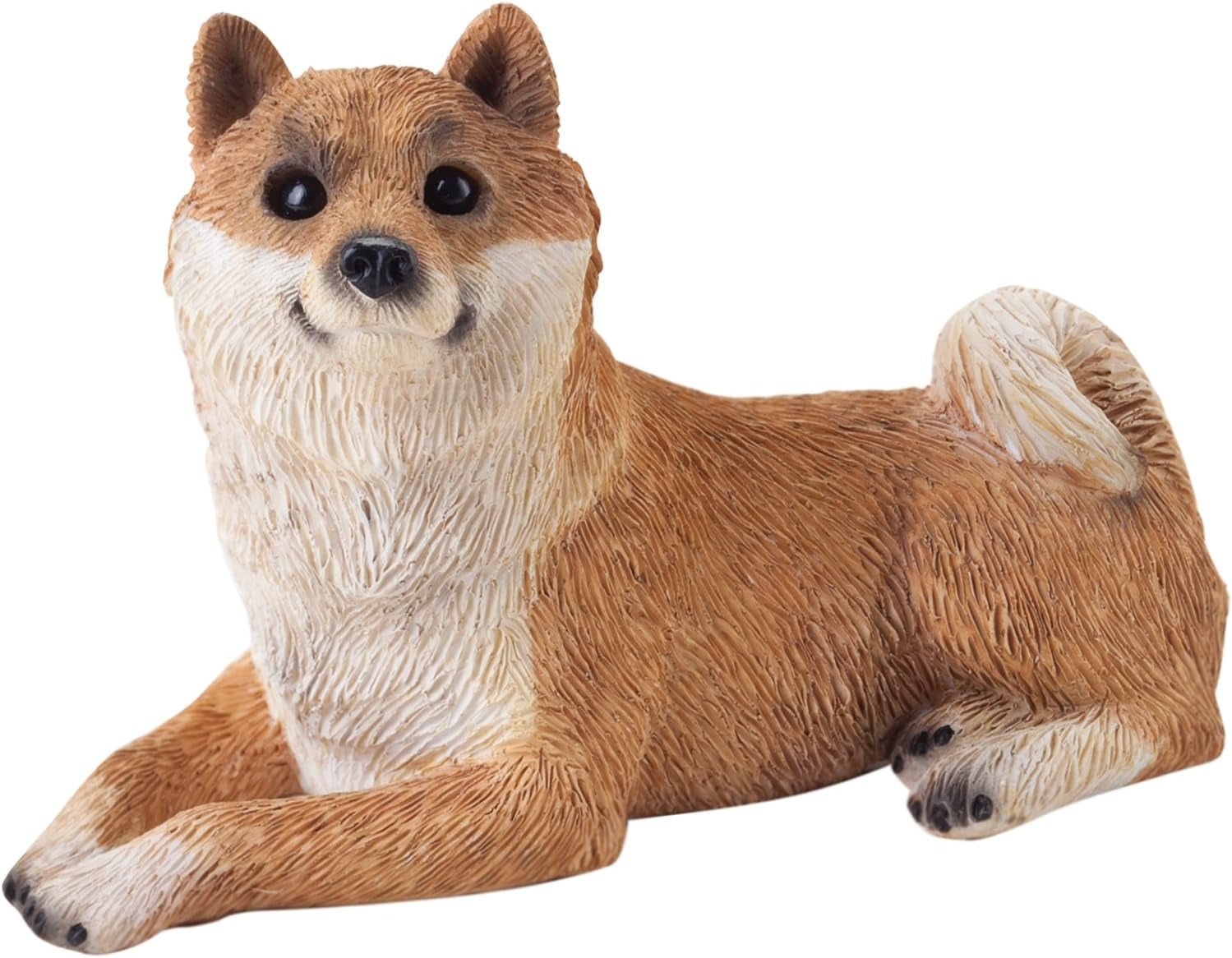 Sculptură, rășină, alb, mărime medie Statuete si sculpturi Naty Shop Dimensiune S Shiba Inu