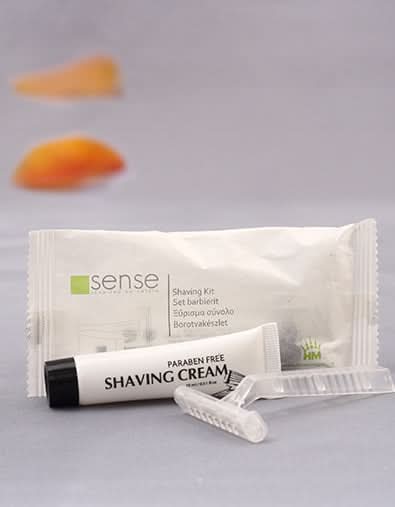 Set crema + aparat de ras pentru hotel – Sense Cosmetica Hoteliera Naty Shop