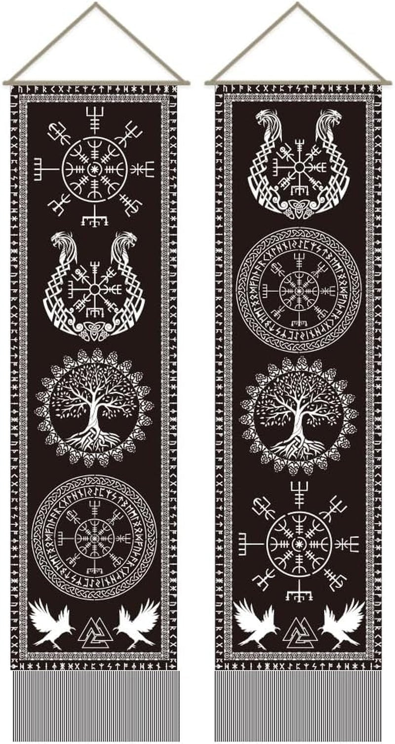 Tapiserie ahandmaker simbol viking copacul vietii rune Casa - Accesorii si Decoratiuni Naty Shop Default Title