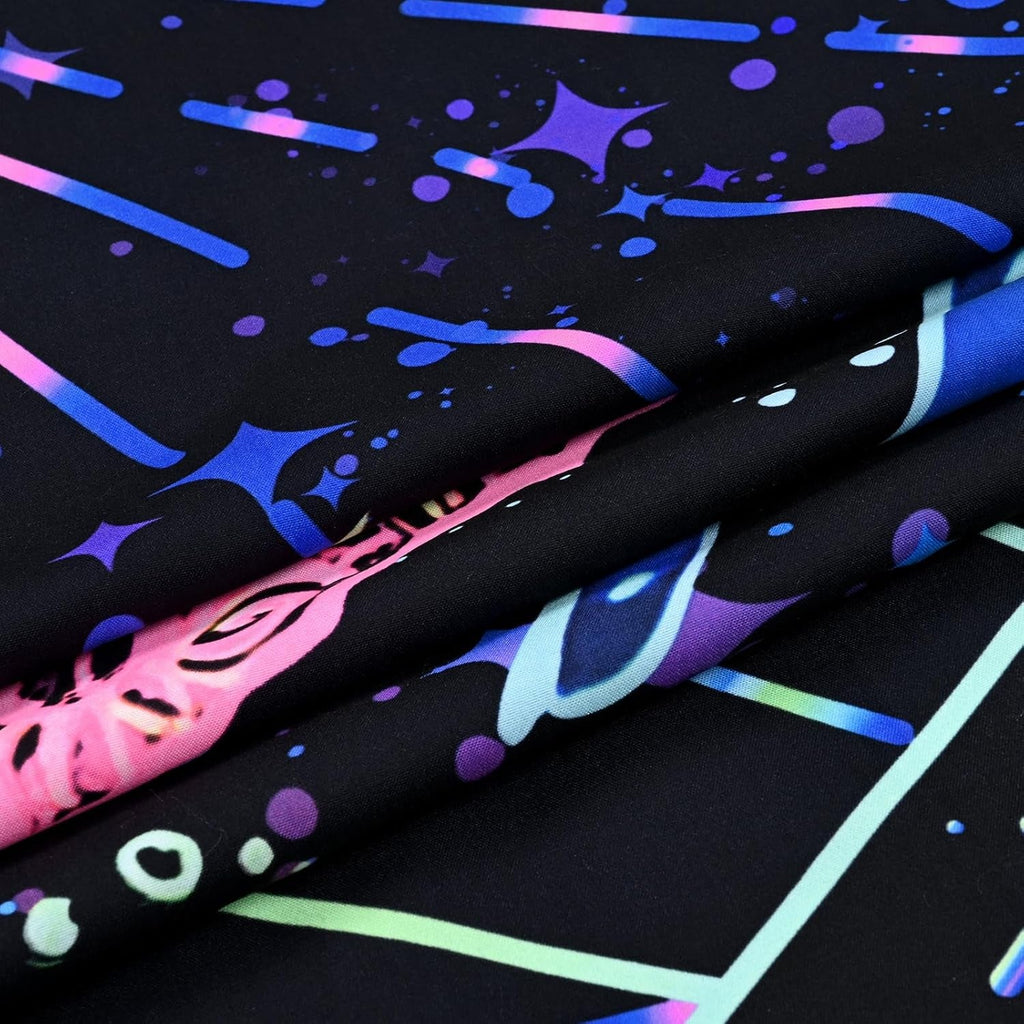 Tapiserie alishomtll fluorescent mushroom black light mandala Casa - Accesorii si Decoratiuni Naty Shop