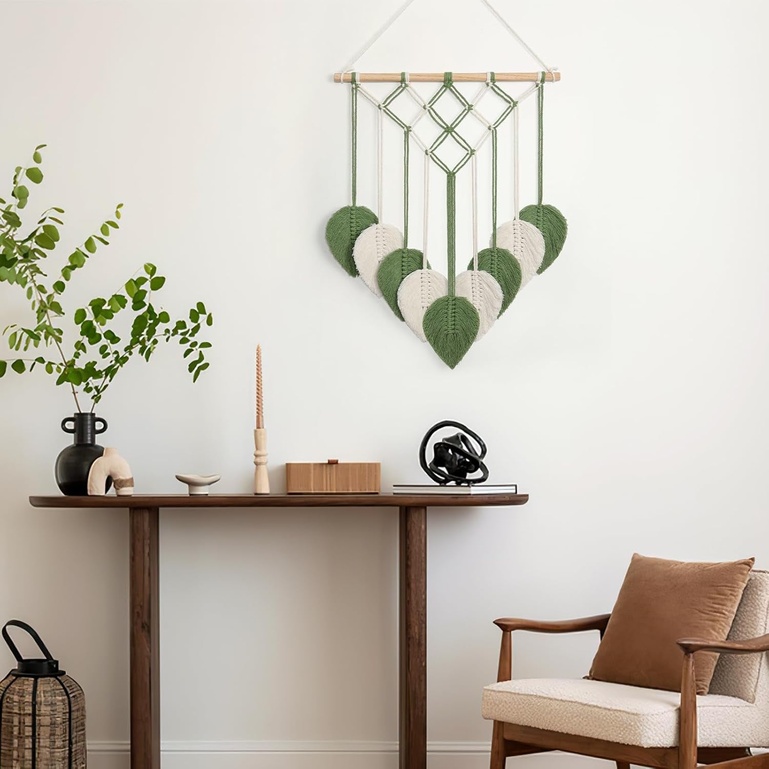 Tapiserie astnic tapiterie frunze verzi tesute Casa - Accesorii si Decoratiuni Naty Shop