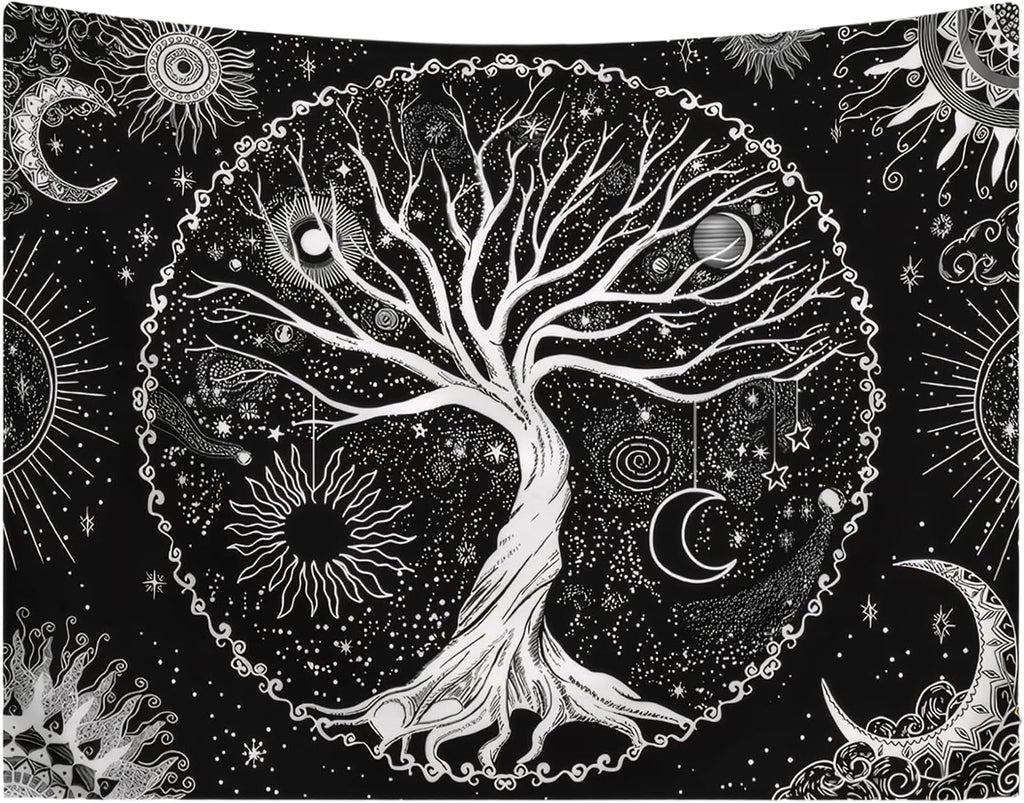 Tapiserie copac viata sun moon Casa - Accesorii si Decoratiuni Naty Shop Default Title