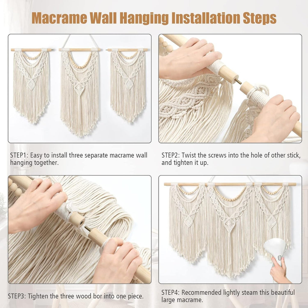 Tapiserie dremisland mare deco tesute bej Casa - Accesorii si Decoratiuni Naty Shop