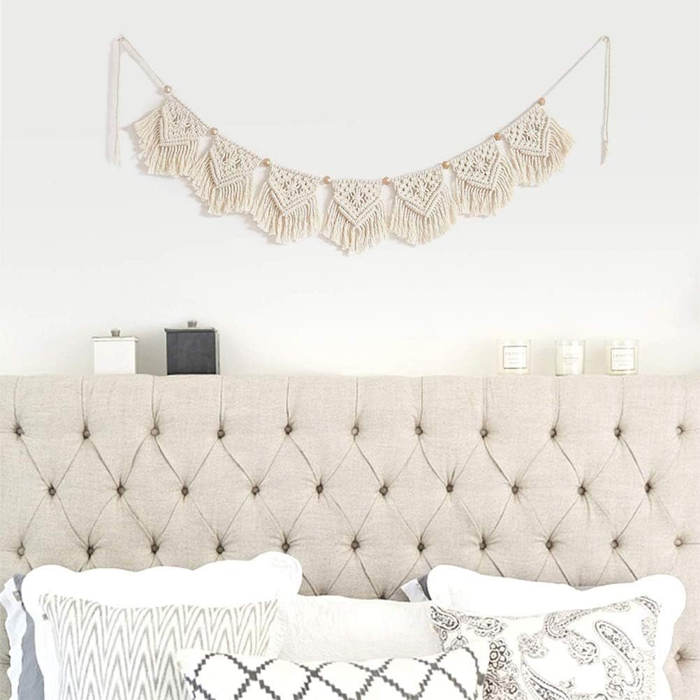 Tapiserie franjuri ghirlanda banner bumbac tesute nunta Casa - Accesorii si Decoratiuni Naty Shop