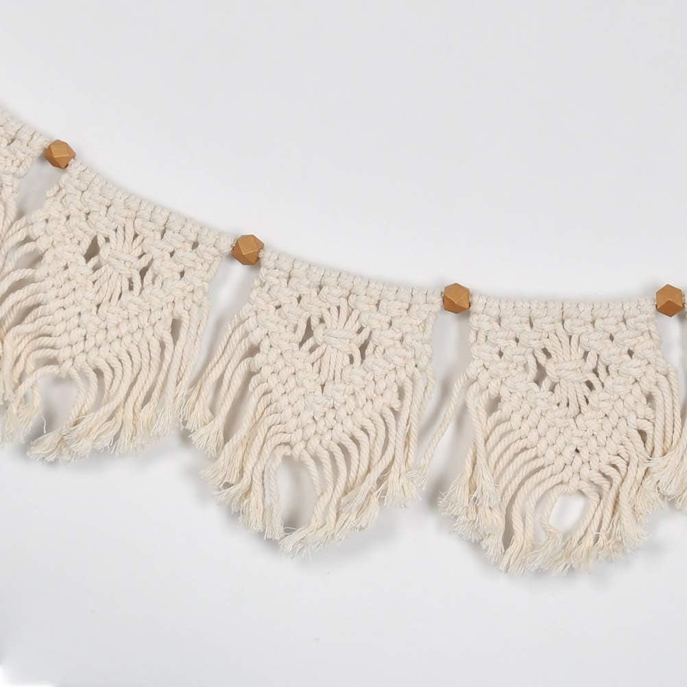 Tapiserie franjuri ghirlanda banner bumbac tesute nunta Casa - Accesorii si Decoratiuni Naty Shop