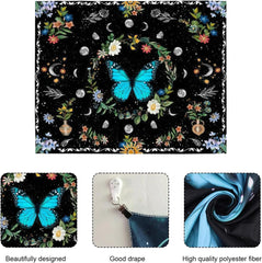 Tapiserie tapiterie fluturi verzi tesatura periata Casa - Accesorii si Decoratiuni Naty Shop