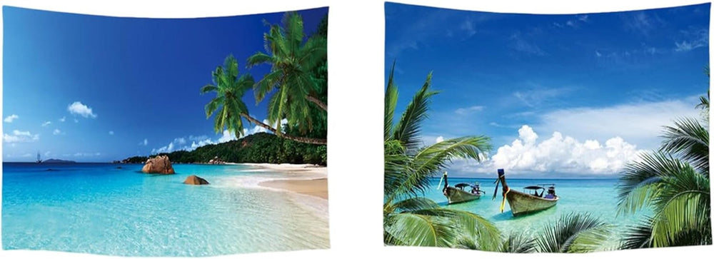 Tapiserie ulticool casa plaja mare insula palmier Casa - Accesorii si Decoratiuni Naty Shop Plajă Mare