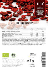 Tilia BIO Goji fructe de padure 1 kg Produse deshidratate Naty Shop