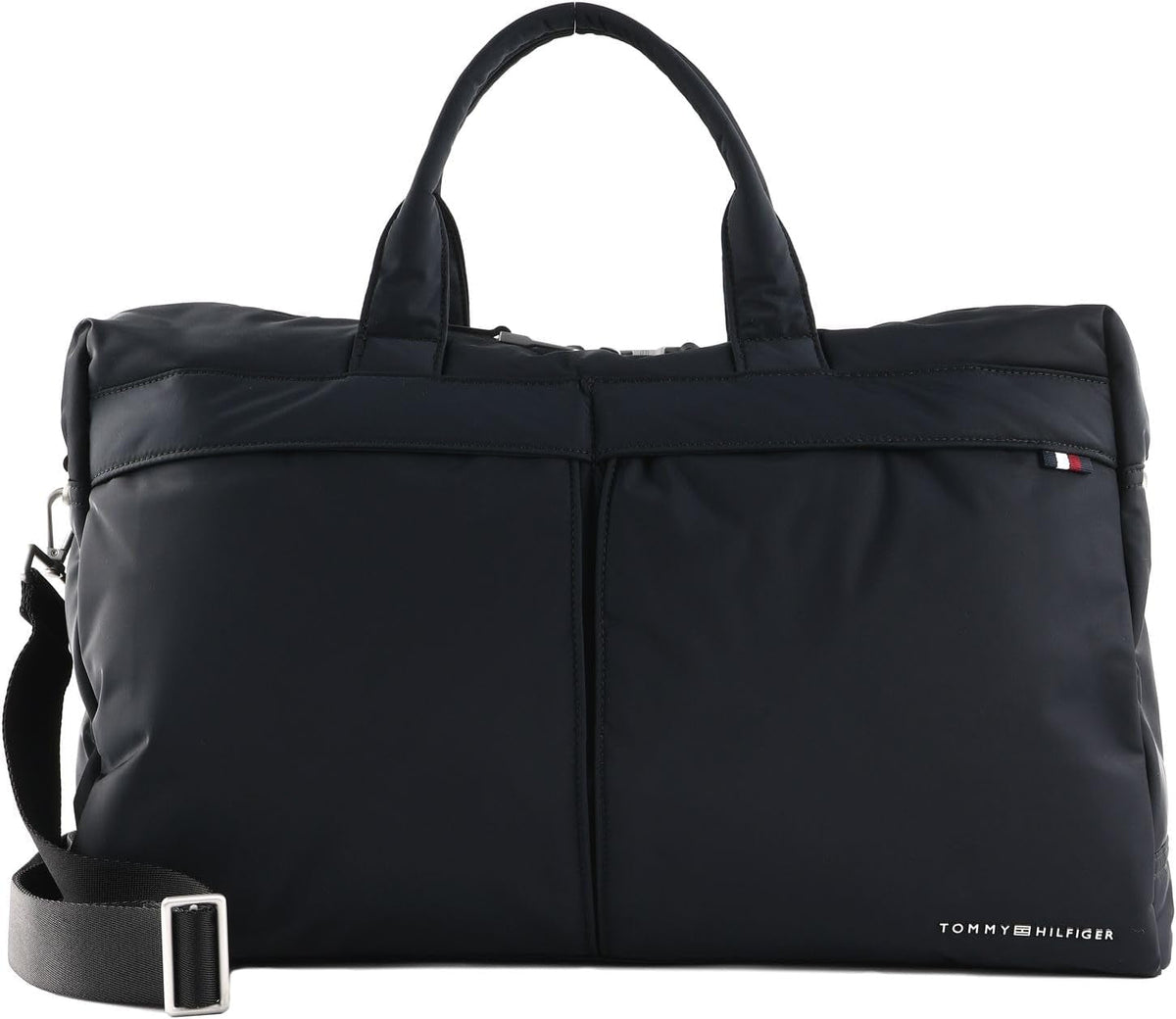 Tommy Hilfiger bărbați TH Signature geantă de voiaj AM0AM12218 sac de călătorie, negru (negru) Bagaje și echipament de călătorie Naty Shop Titlu implicit