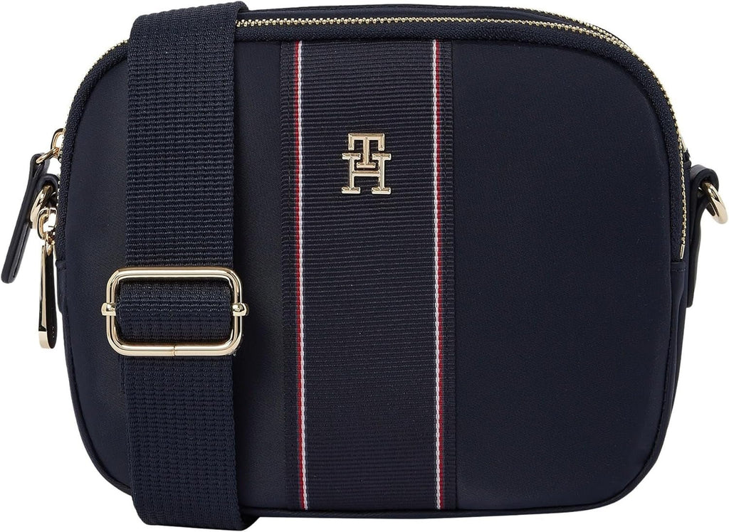 TOMMY HILFIGER Femeii Poppy Camera Bag Corp Aw0aw17230 Crossover Bagaje și echipament de călătorie Naty Shop Albastru (Space Blue Corp)