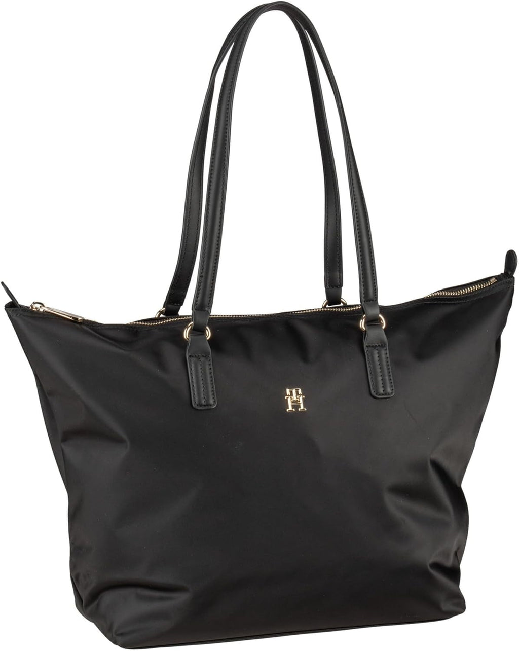Tommy Hilfiger Femeii Poppy Tote sac cu fermoar Genti Femei Naty Shop Negru (negru)