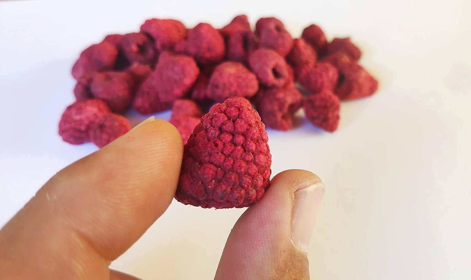 Zmeură liofilizată | fructe liofilizate | fructe liofilizate | fructe liofilizate | zmeură liofilizată | zmeură liofilizată | ZingyZoo (90g) Produse deshidratate Naty Shop